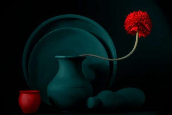 Nitesh K R (India) – Flower Vase-Still Li…
